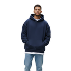 HOODIE OVERSIZE 420GR - AZUL