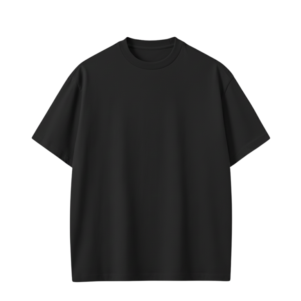 PLAYERA OVERSIZE - BLACK - 230GR