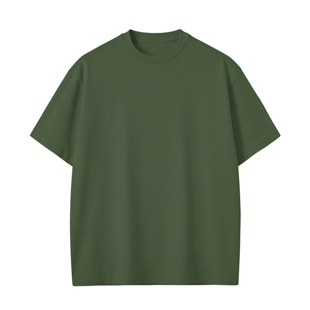 PLAYERA OVERSIZE - VERDE - 230GR