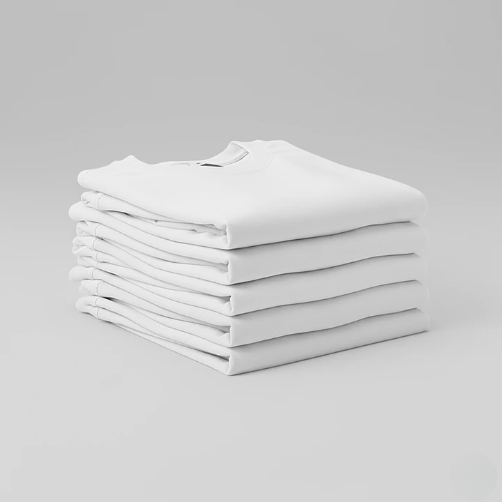 PAQUETE 12 PLAYERAS OVERSIZE - WHITE - 220GR